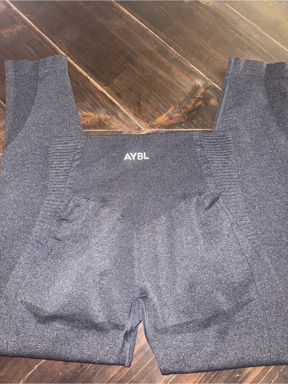 AYBL Charcoal Grey Seamless Workout Leggings Size M